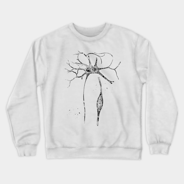 Neurons Cells Crewneck Sweatshirt by erzebeth